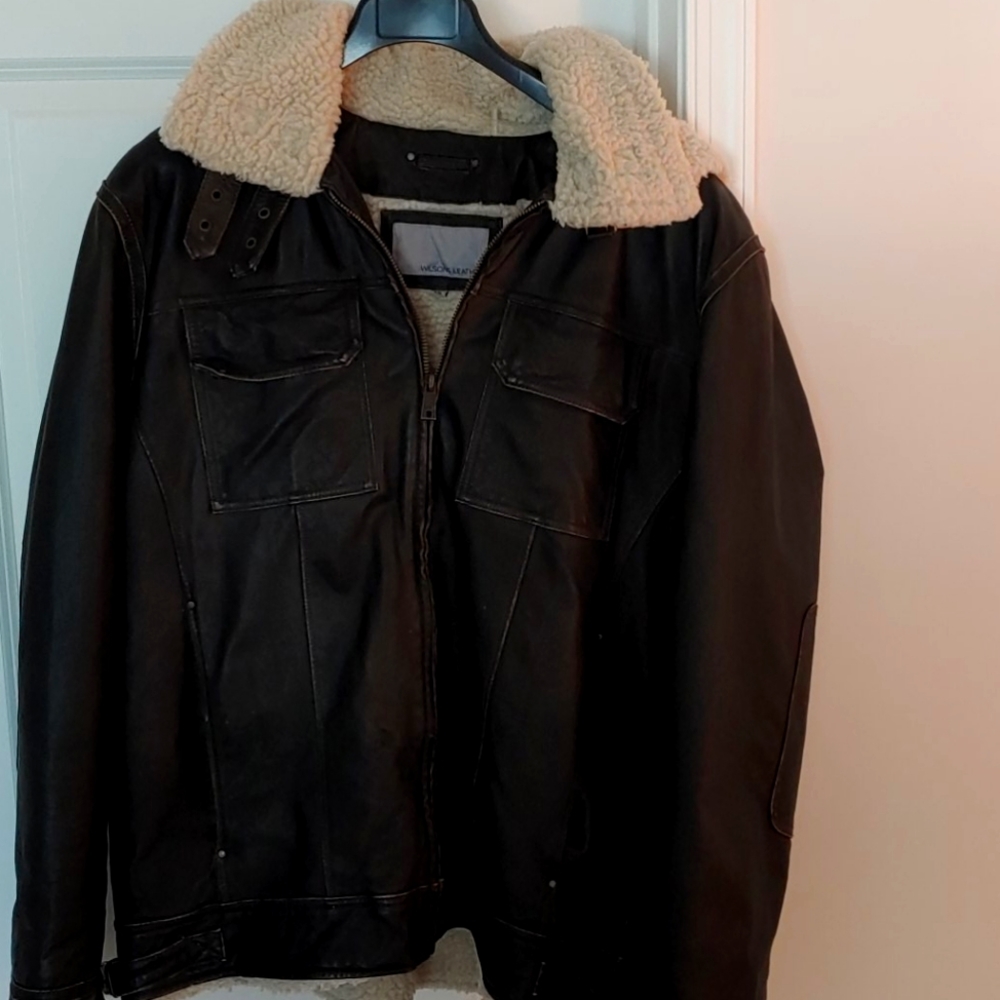 Men's leather jacket
